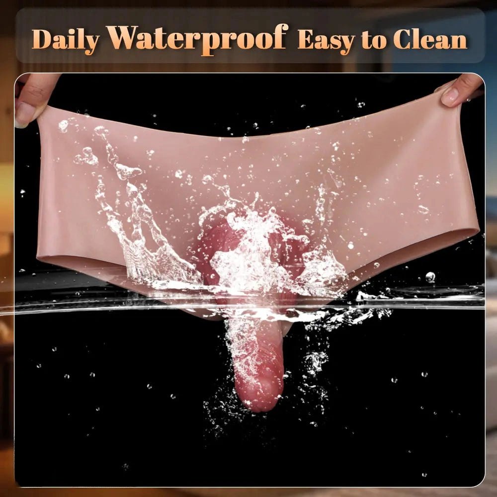 Flesh tone wearable hollow dildo sheath, photo 15