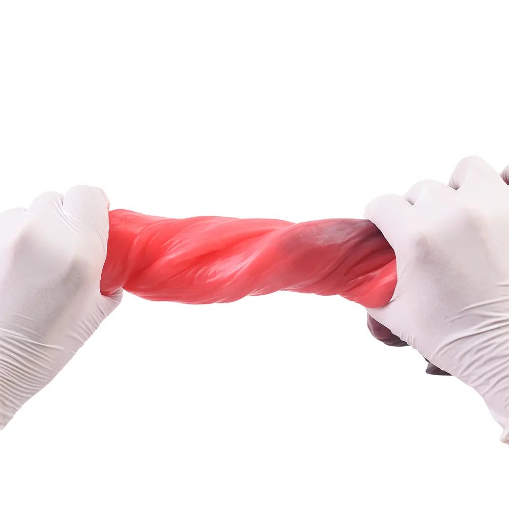 Red and black hollow silicone sheath, photo 15