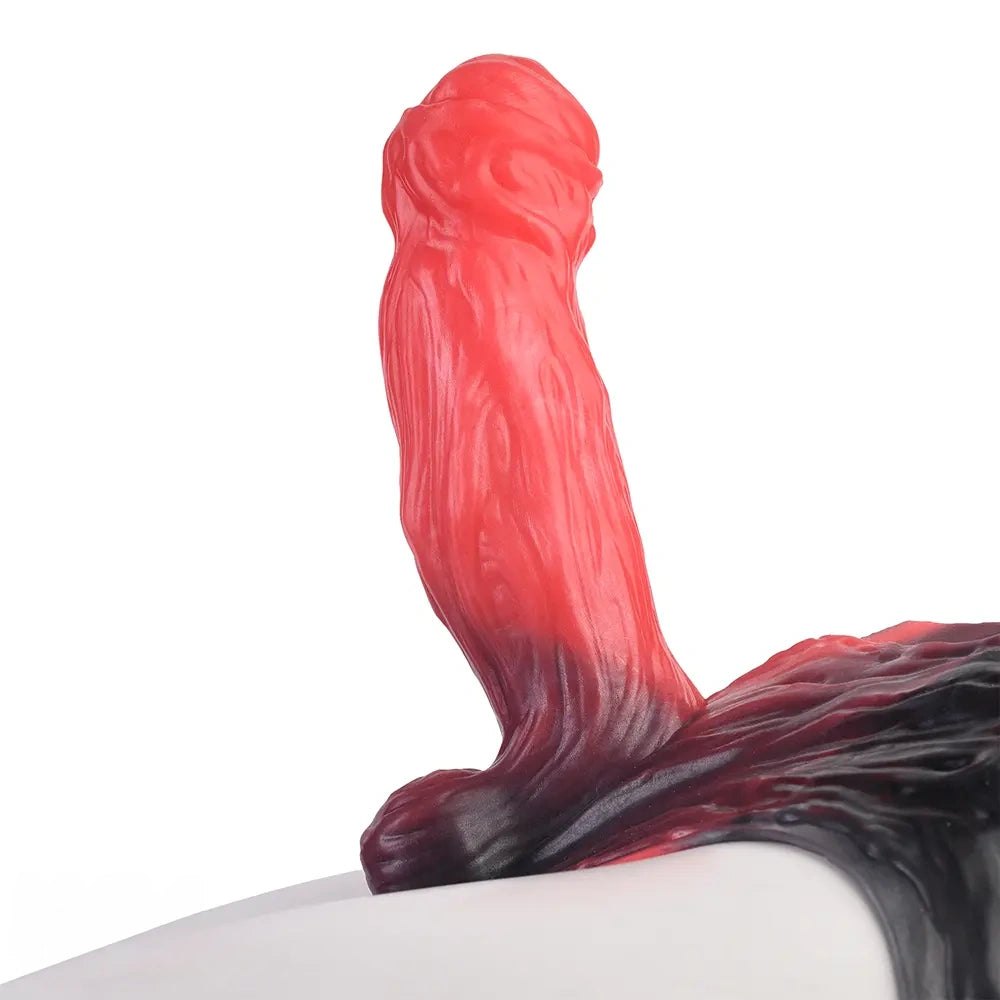 Red and black hollow silicone sheath, photo 2