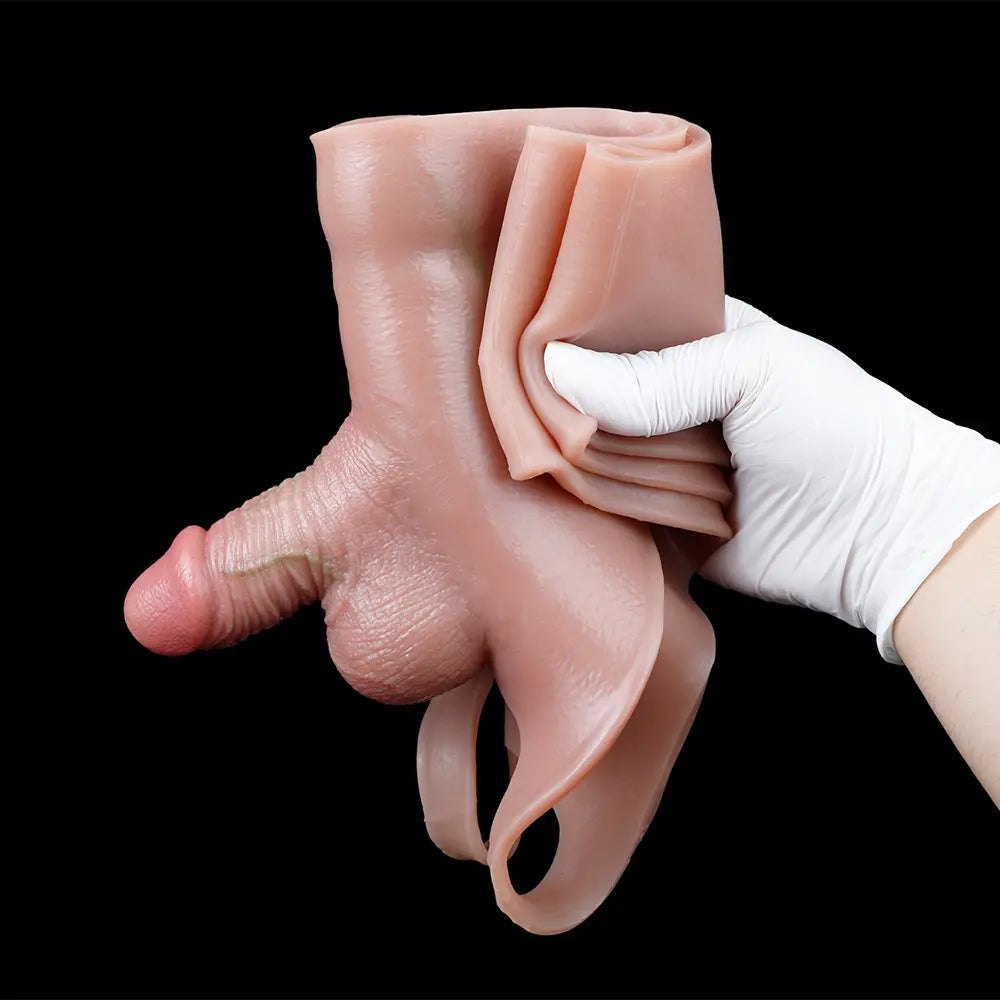 Flesh-tone wearable panty with hollow sheath, photo 15