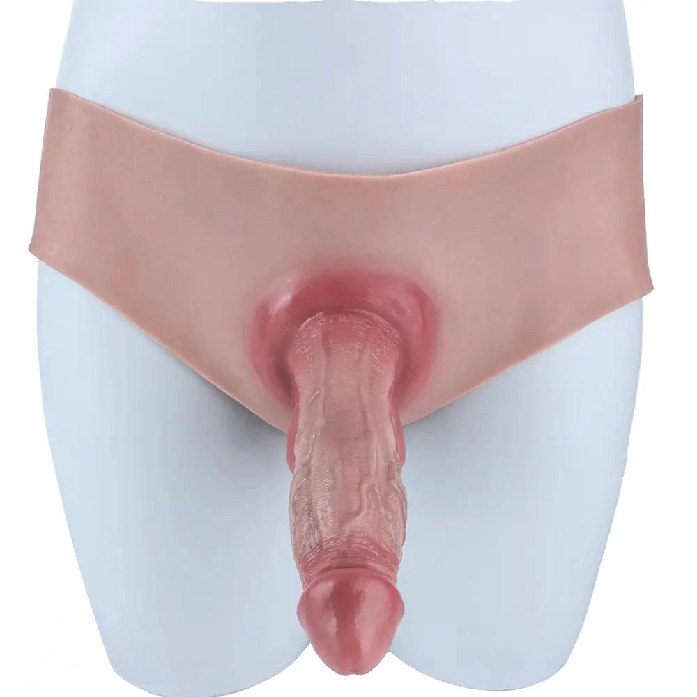 Flesh tone panty strap-on dildo, photo 14
