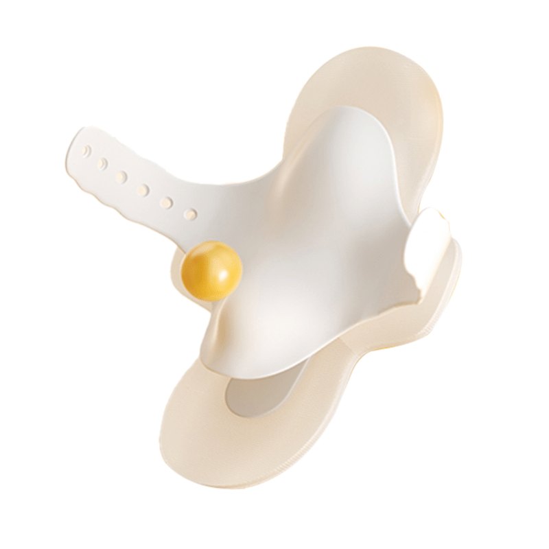 Ivory white wearable clitoral vibrator, photo 1