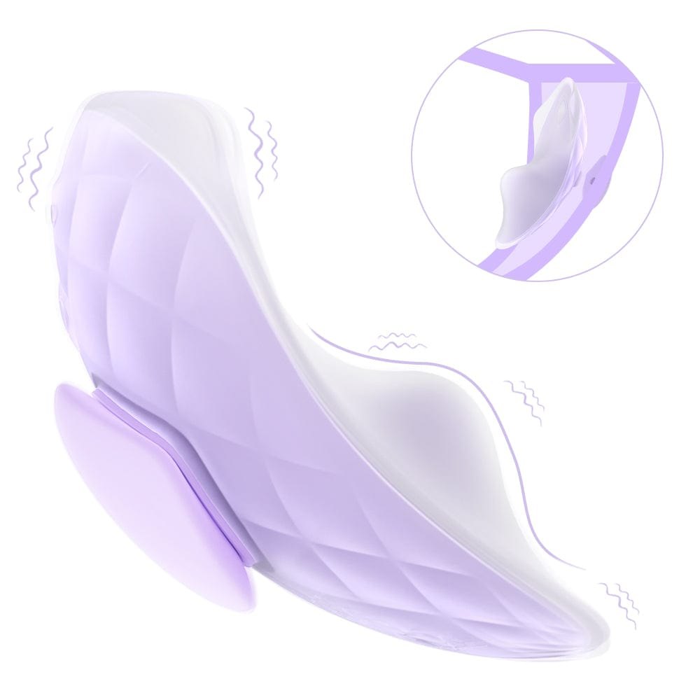 Purple wearable egg vibrator, photo 1