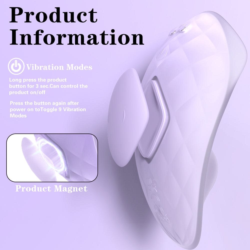 Purple wearable egg vibrator, photo 2