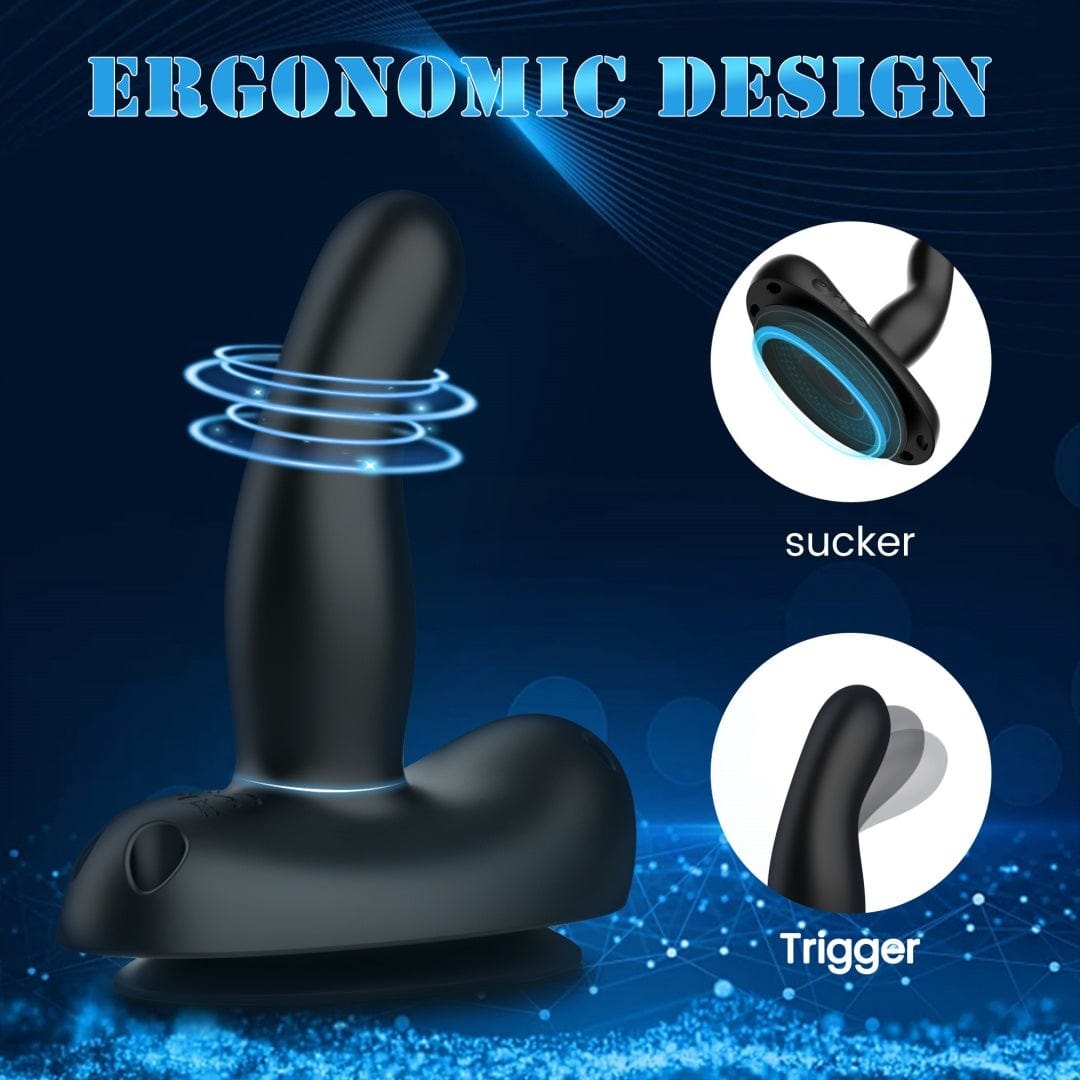 Black wearable saddle g-spot vibrator, photo 5