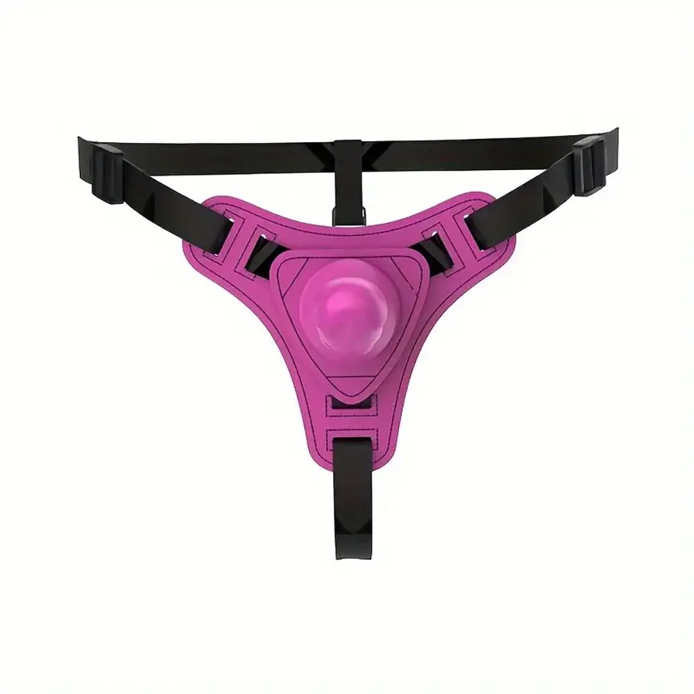 Silicone strap-on harness dildo, photo 2