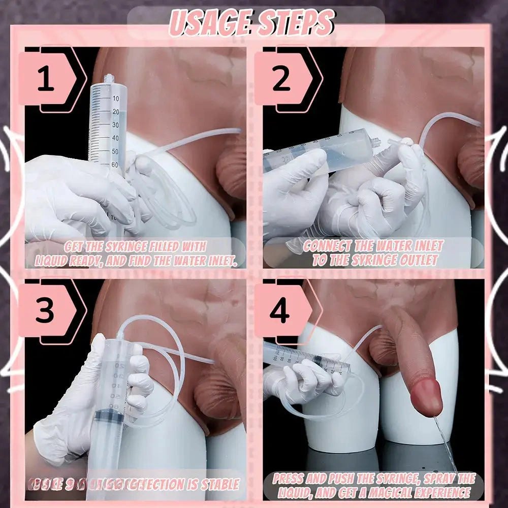Flesh wearable squirting dildo, photo 10