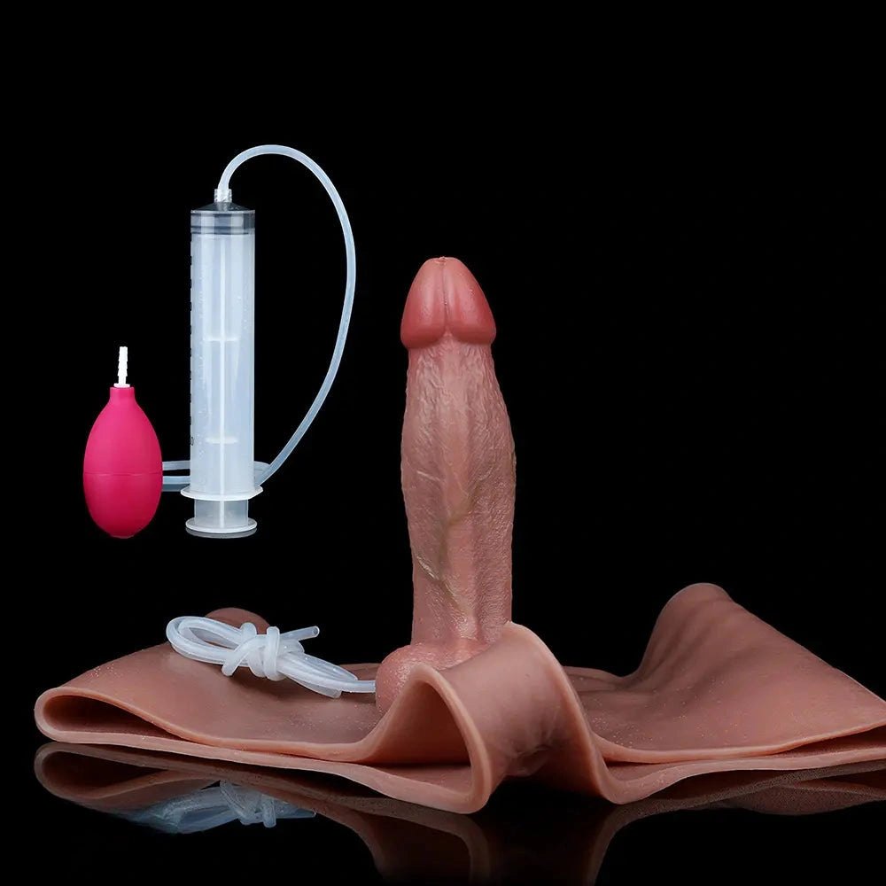 Flesh wearable squirting dildo, photo 11