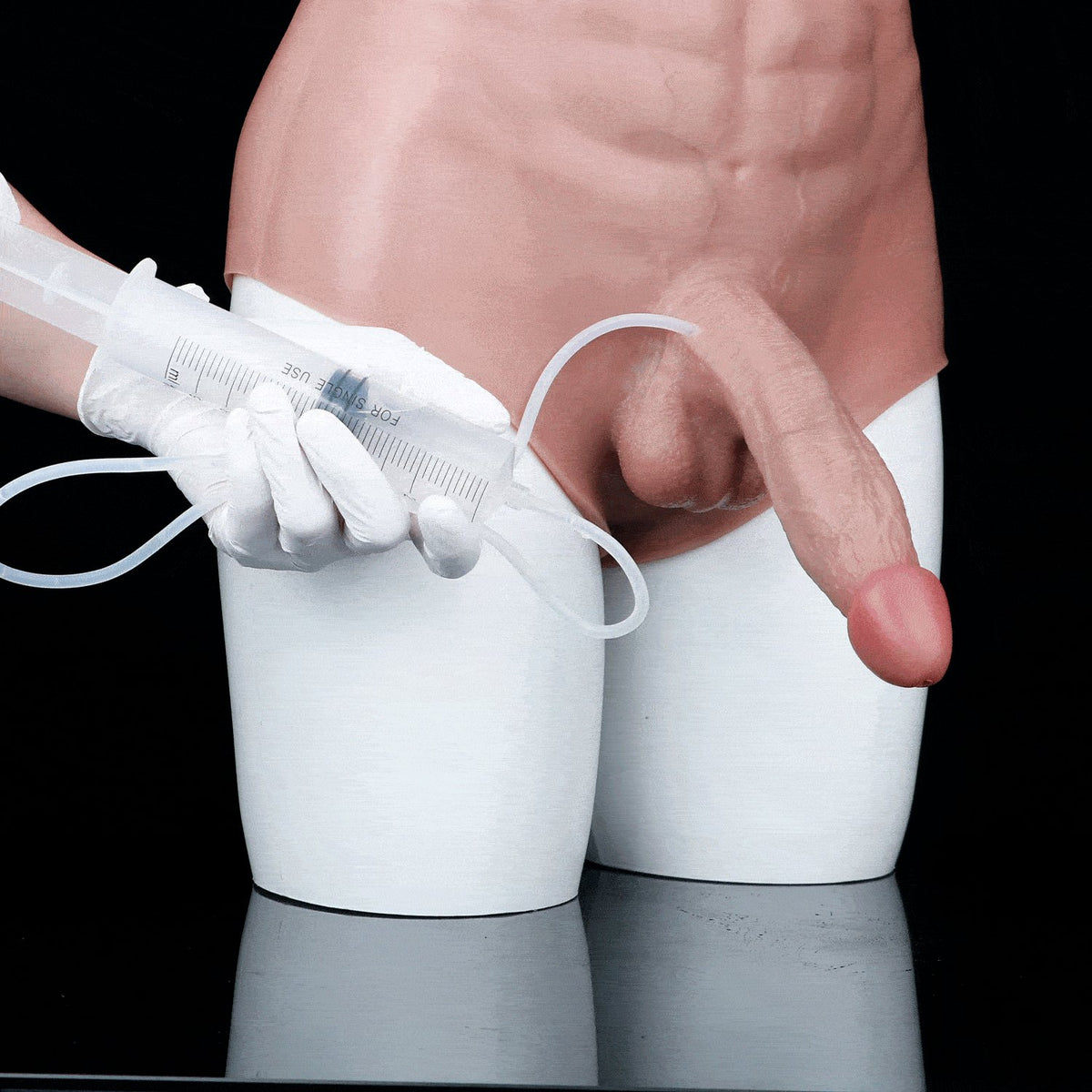 Flesh wearable squirting dildo, photo 2
