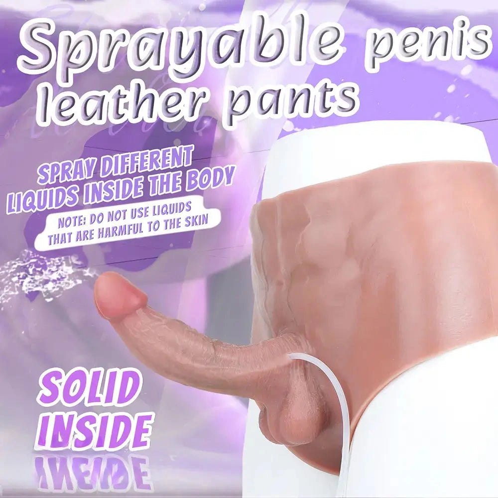Flesh wearable squirting dildo, photo 4