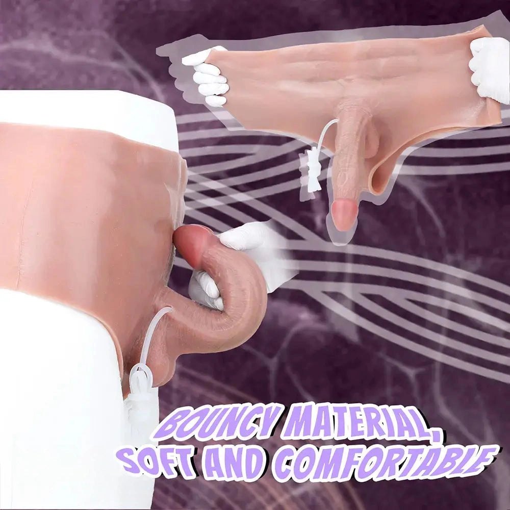 Flesh wearable squirting dildo, photo 8