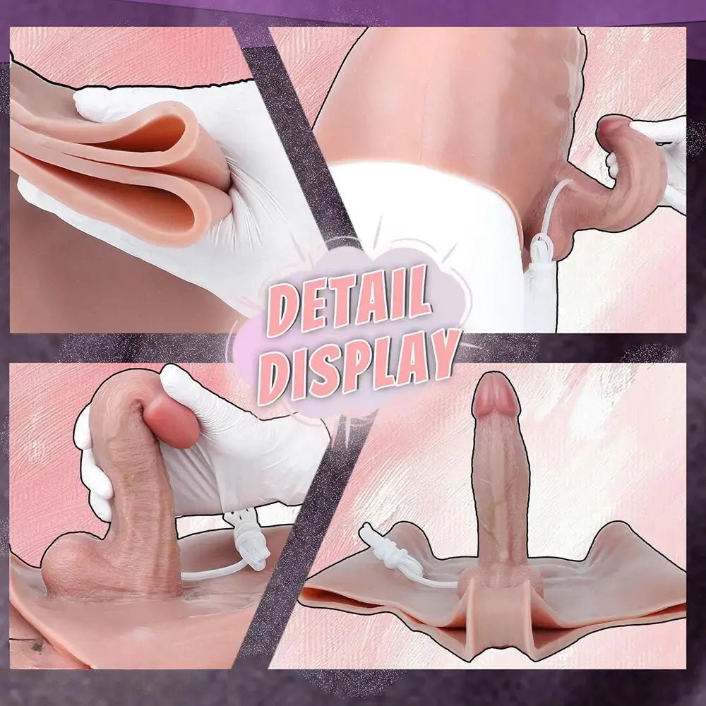 Flesh wearable squirting dildo, photo 9