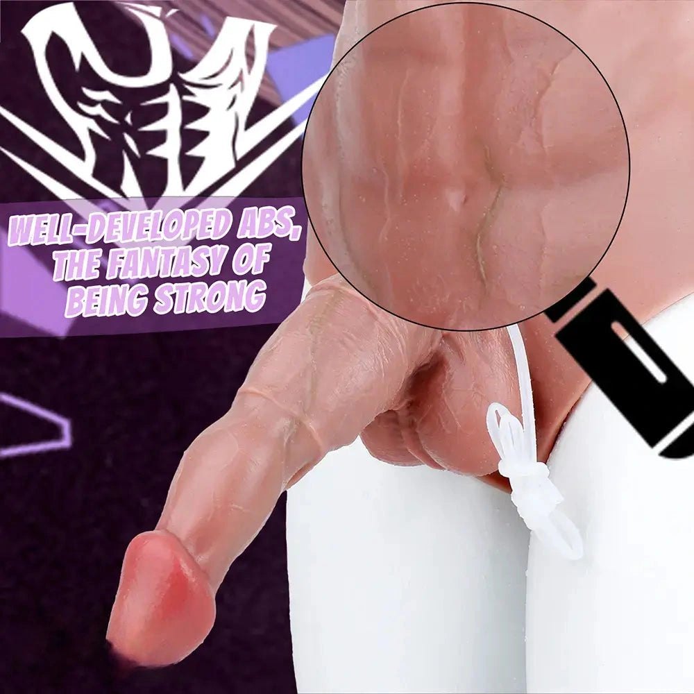 Flesh wearable squirting strap-on dildo, photo 14