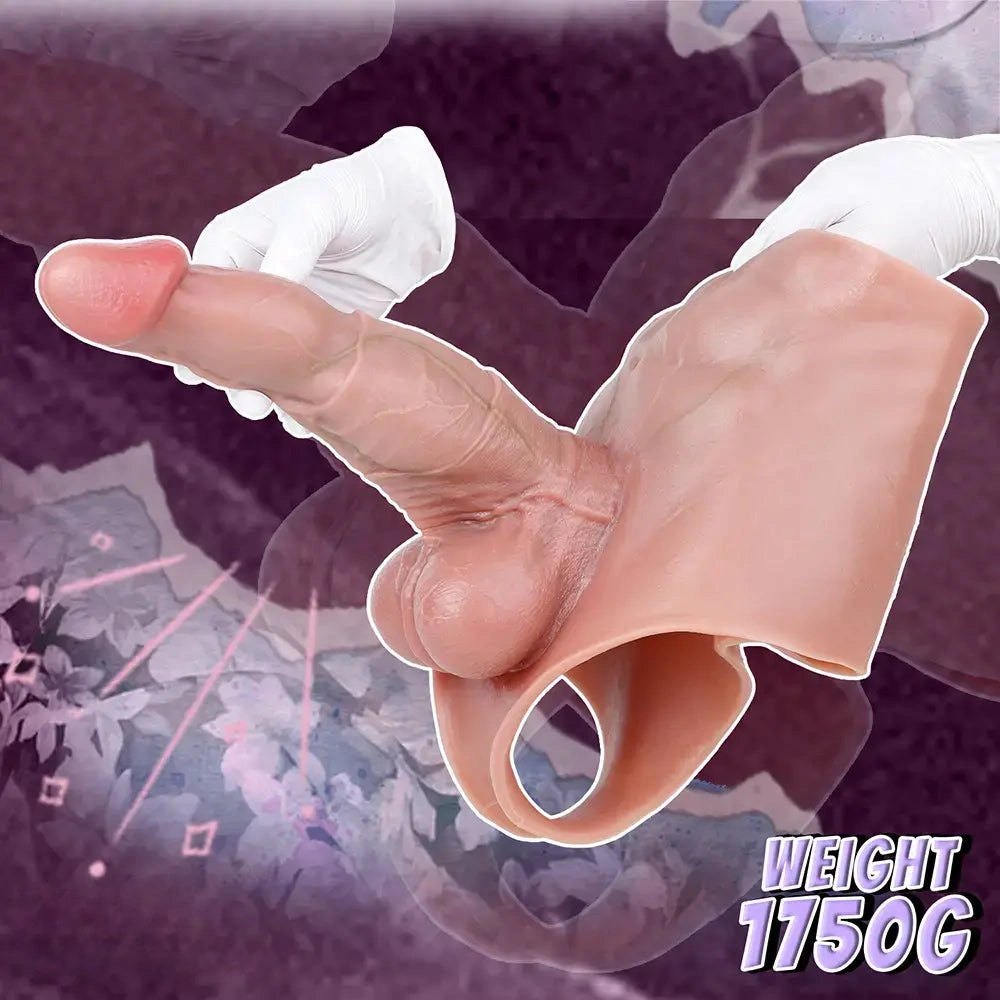 Flesh wearable squirting strap-on dildo, photo 9