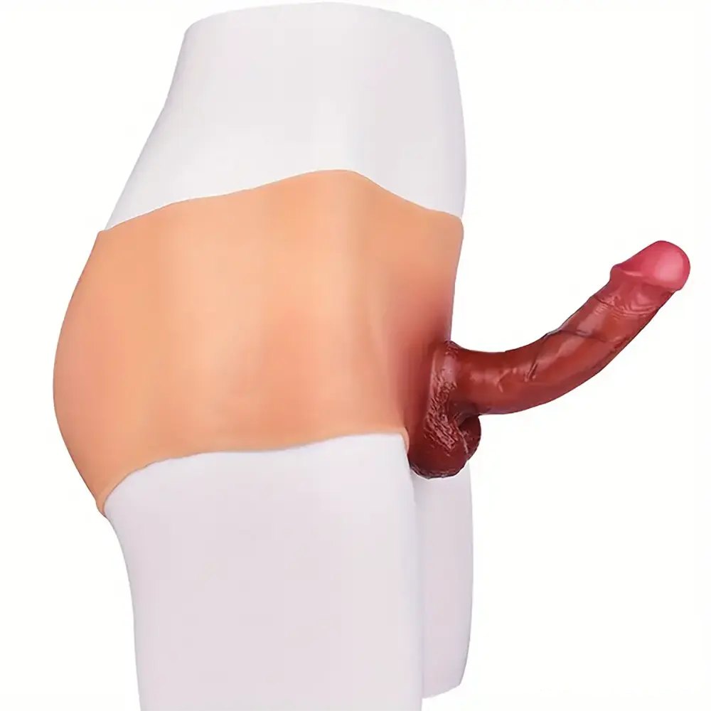 Flesh wearable panty dildo, photo 5