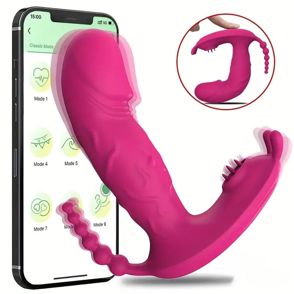 Wearable rabbit-style tapping vibrator, photo 5