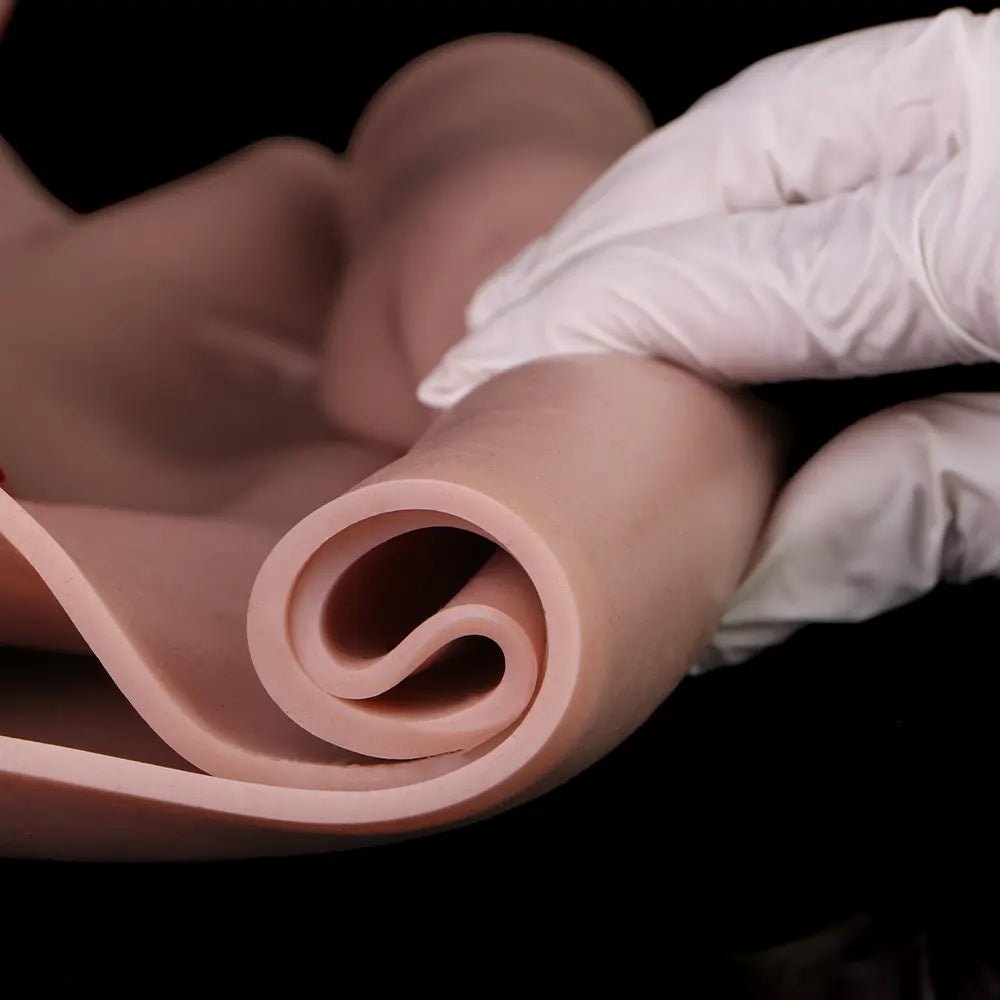 Flesh tone thick wearable dildo sheath, photo 15