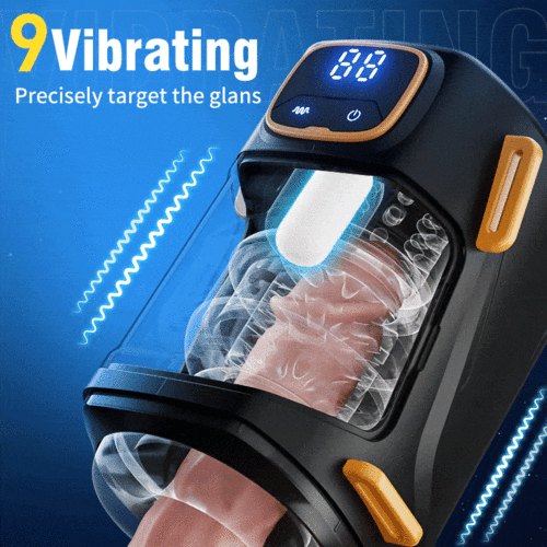 Black wearable thrusting male stroker, photo 3