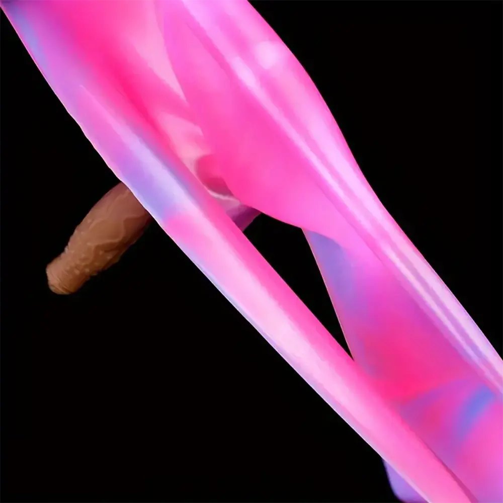 Colorful wearable strap-on dildo pants, photo 2