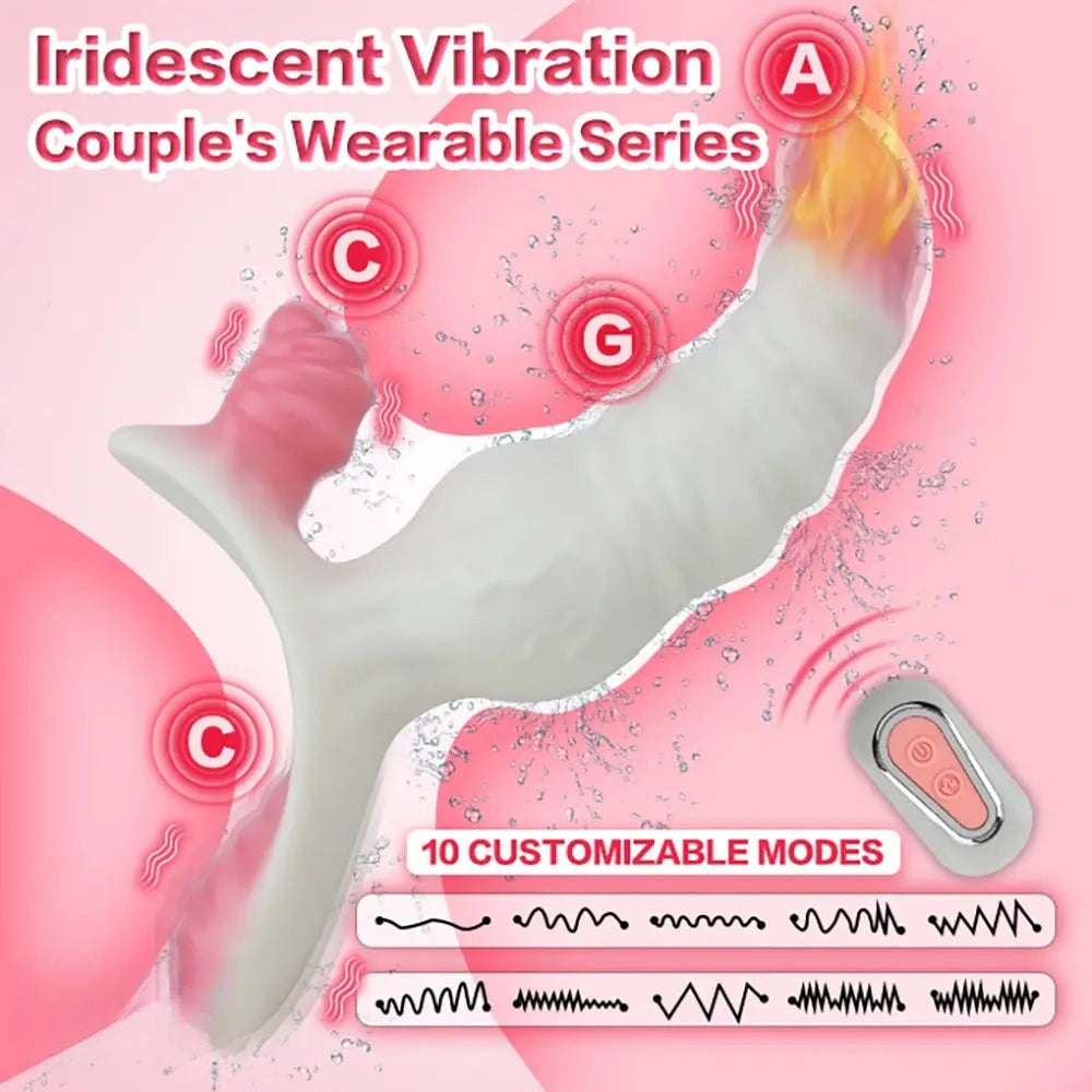 Wearable vibrating strap-on dildo, photo 4