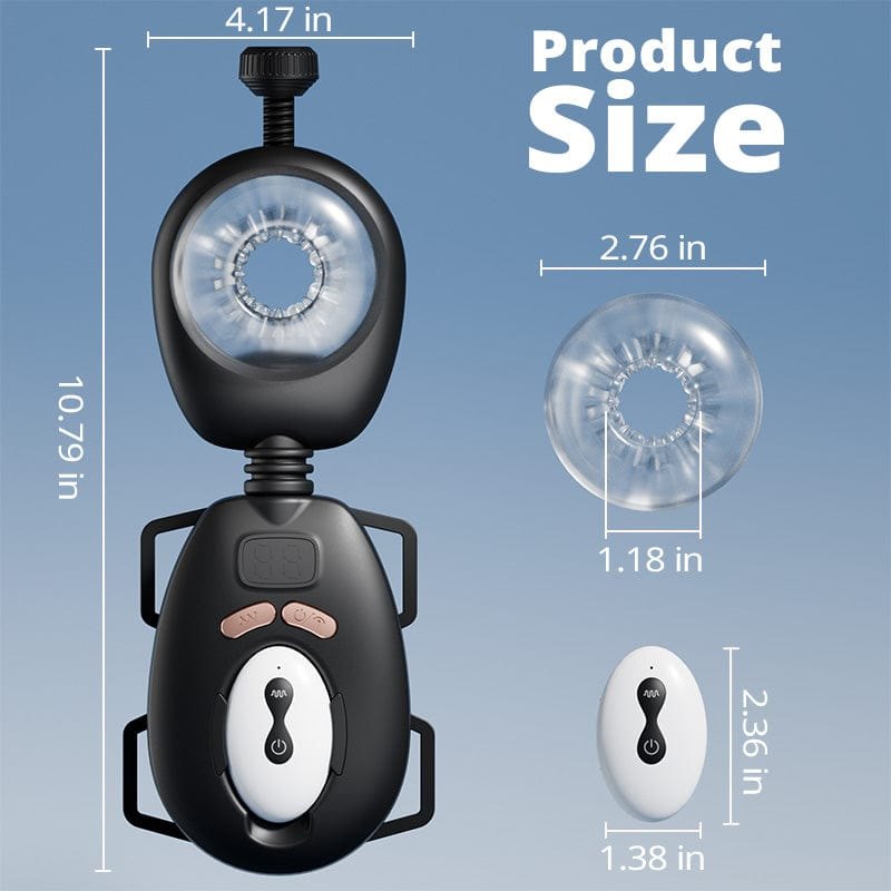 Black wearable vibrating thrusting strap-on, photo 7