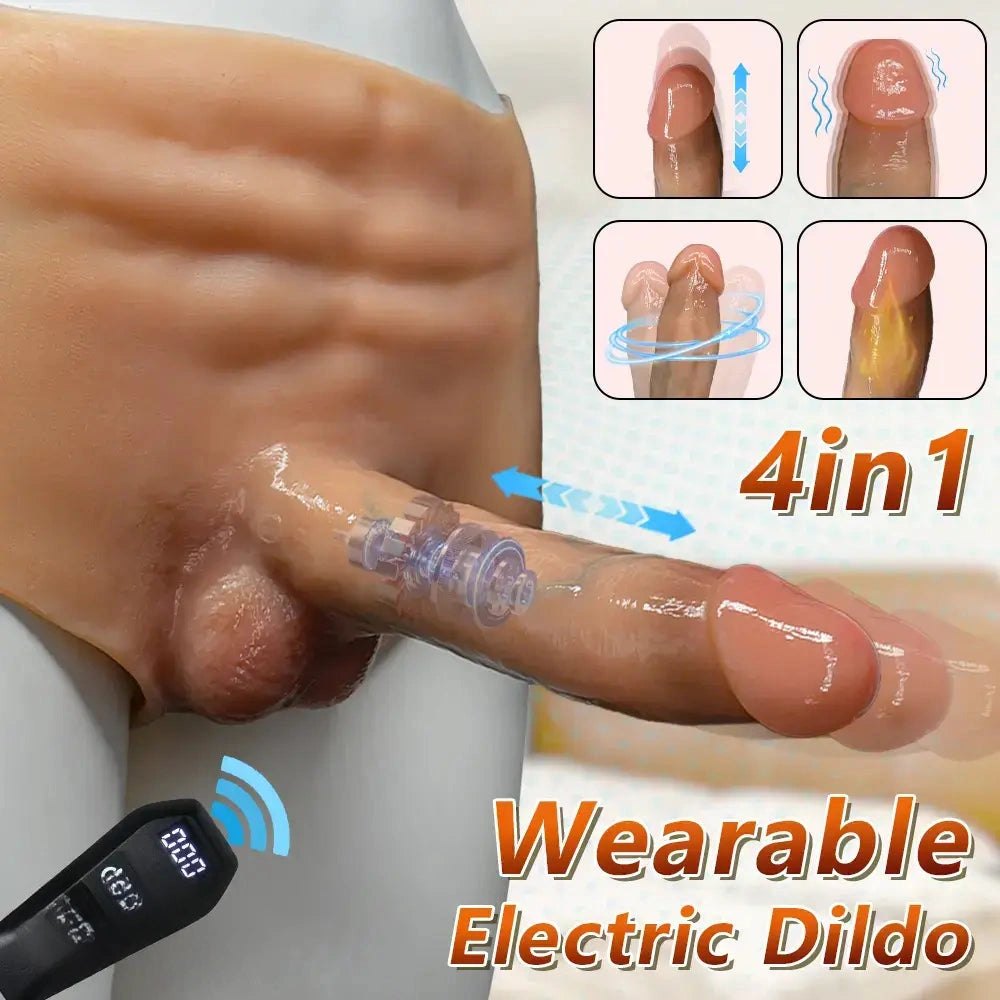 Flesh-tone weighted silicone realistic dildo, photo 1