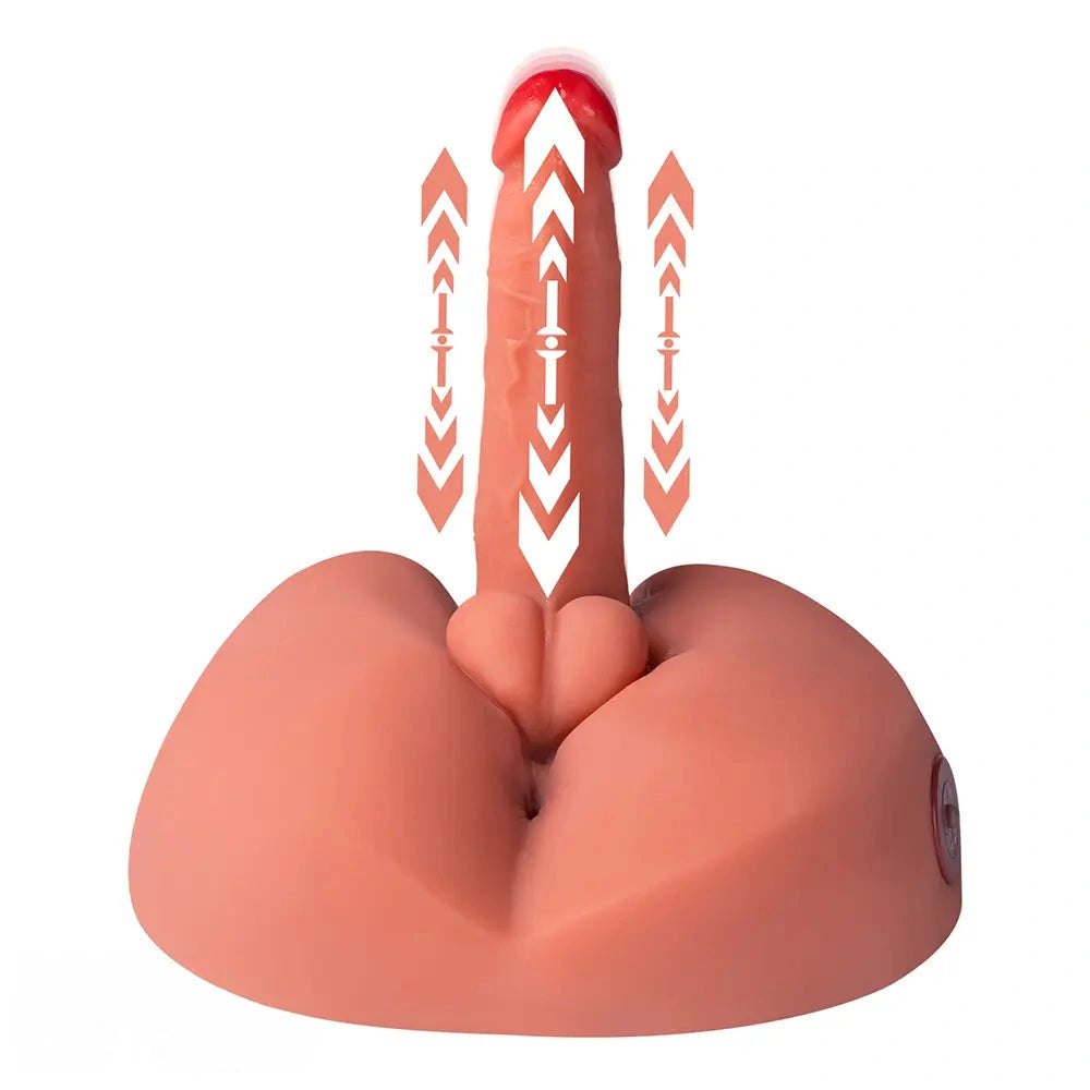 Flesh tone weighted realistic dildo, photo 13