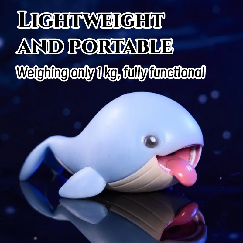 Pastel blue whale onahole masturbator, photo 5