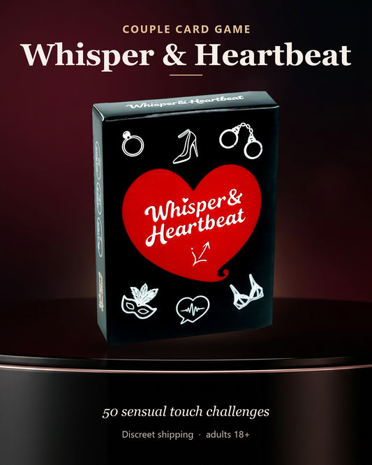 Whisper & Heartbeat Couple Card Game - couple card game - WildNightX