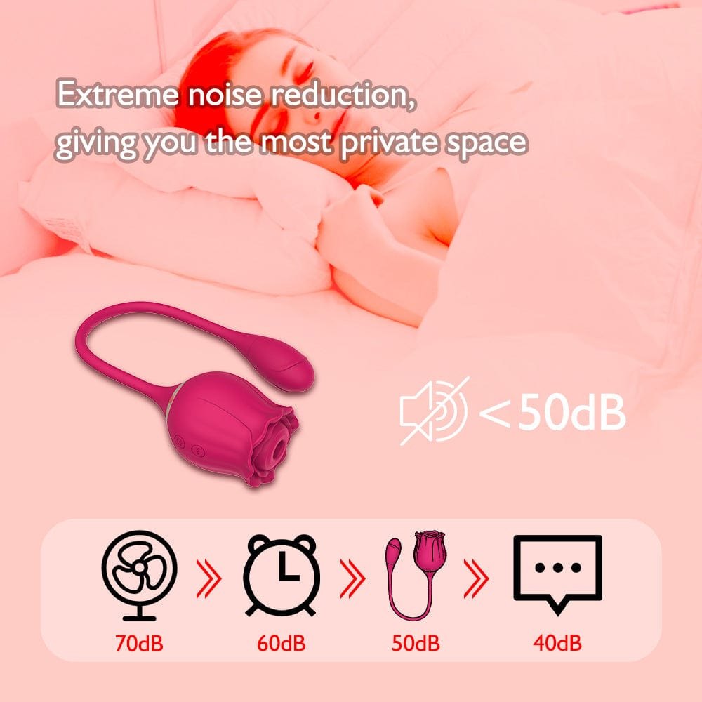 Rose shaped silicone g-spot vibrator, photo 6