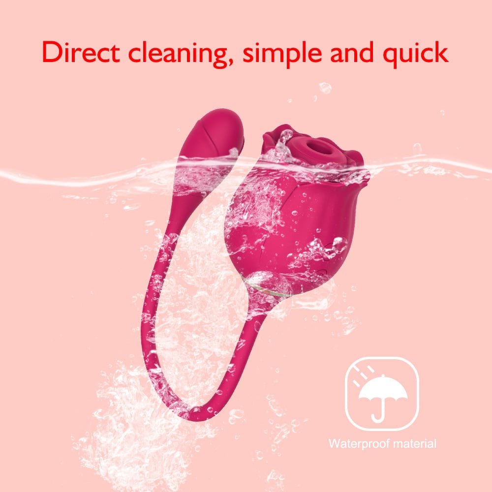Rose shaped silicone g-spot vibrator, photo 7