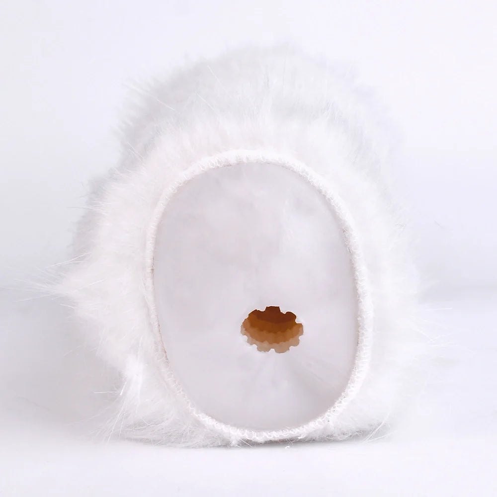 White fur masturbator, dual entry, photo 10