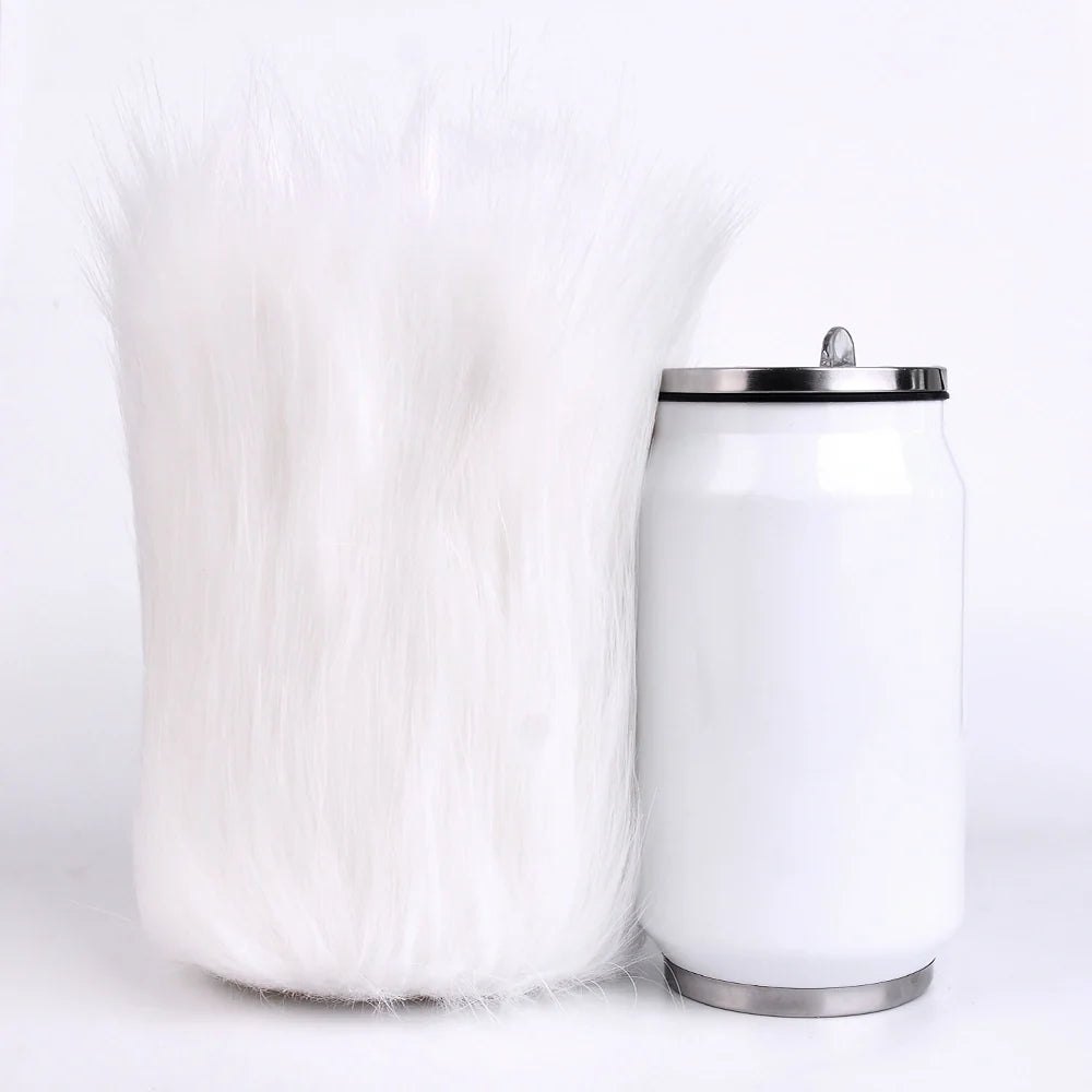 White fur masturbator, dual entry, photo 6