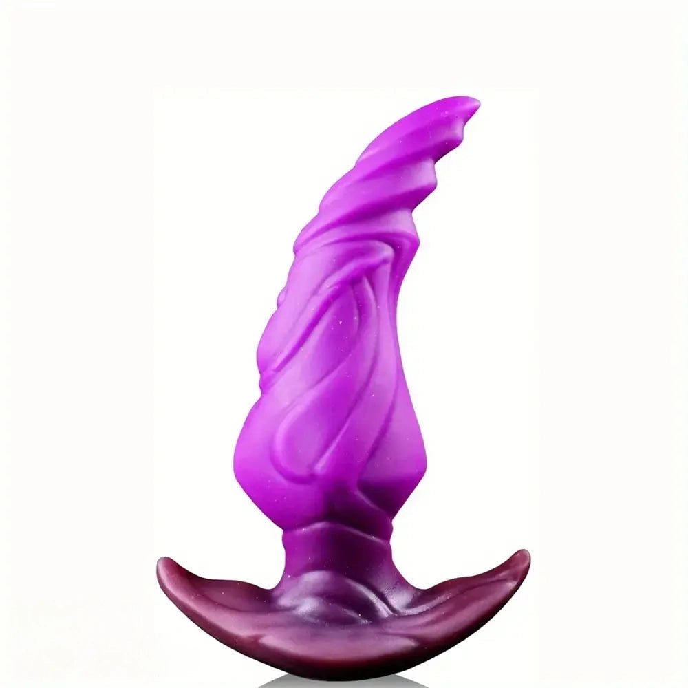 Purple wide base butt plug, photo 1