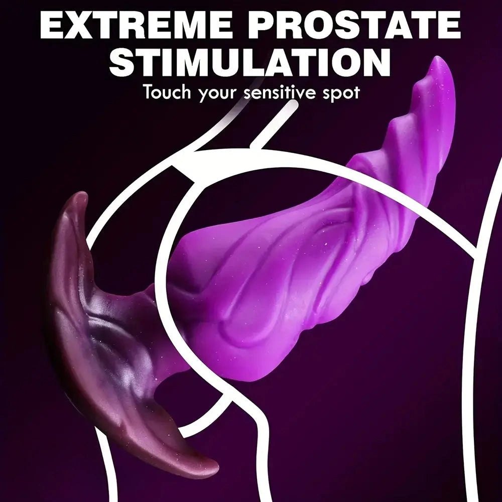 Purple wide base butt plug, photo 5