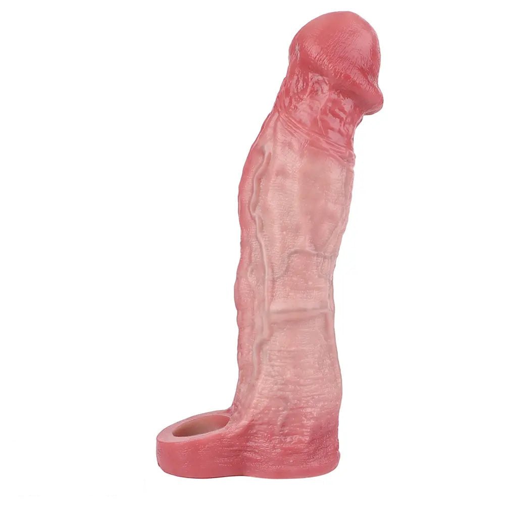 Flesh wide hollow silicone sleeve extender, photo 1
