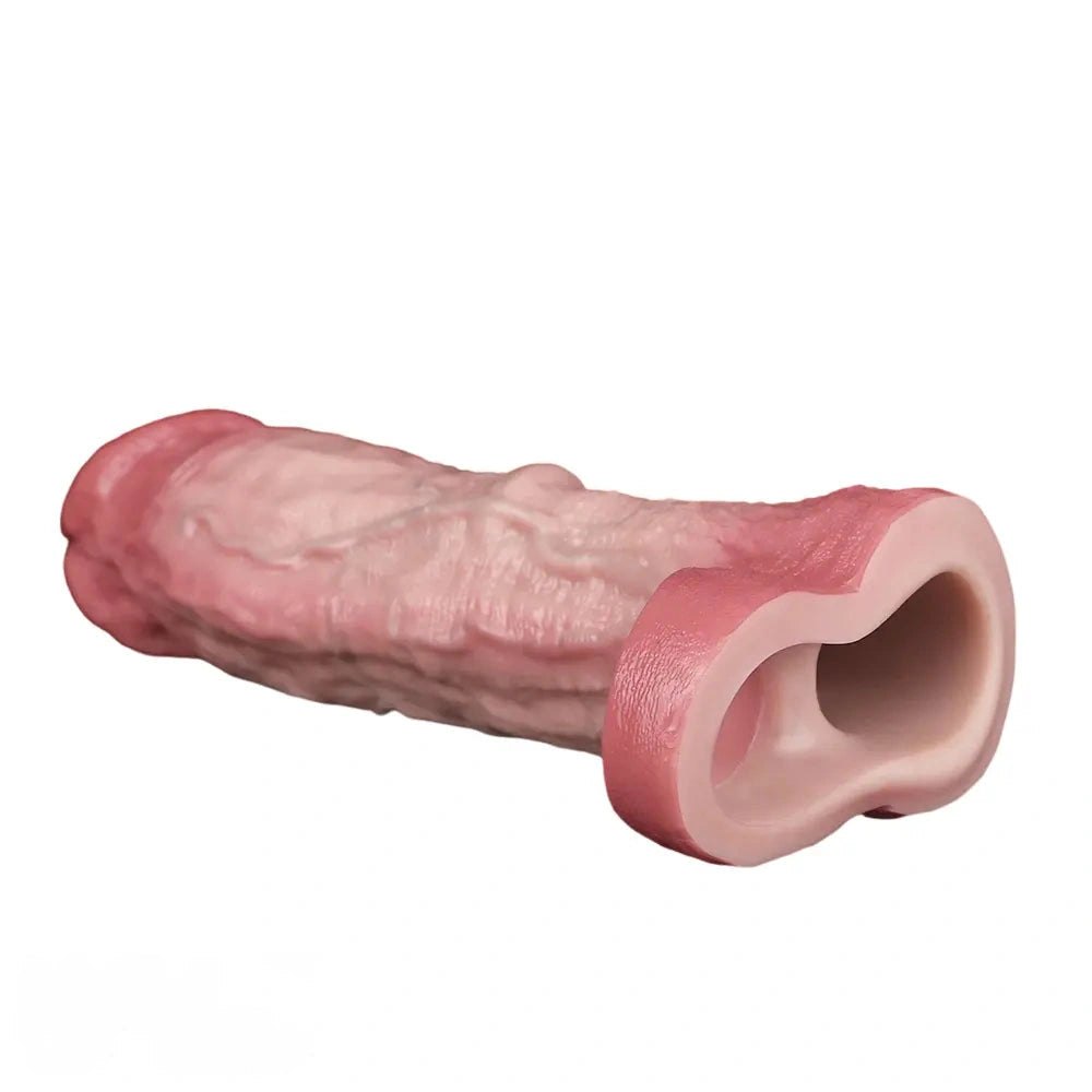 Flesh wide hollow silicone sleeve extender, photo 6