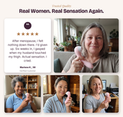 Real women sharing their experience with the WildNightX Bloom Device air-pulse wellness massager 3