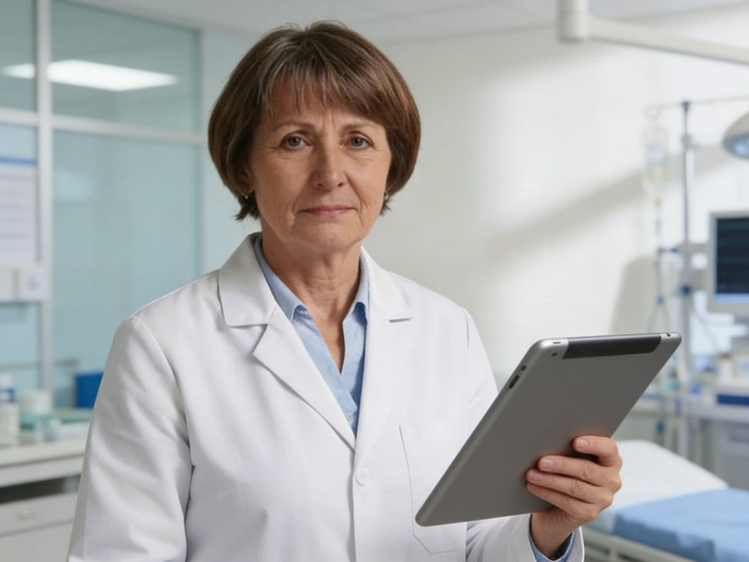 Dr. Imogen Ingber reviewing WildNightX Pillow clinical trial results