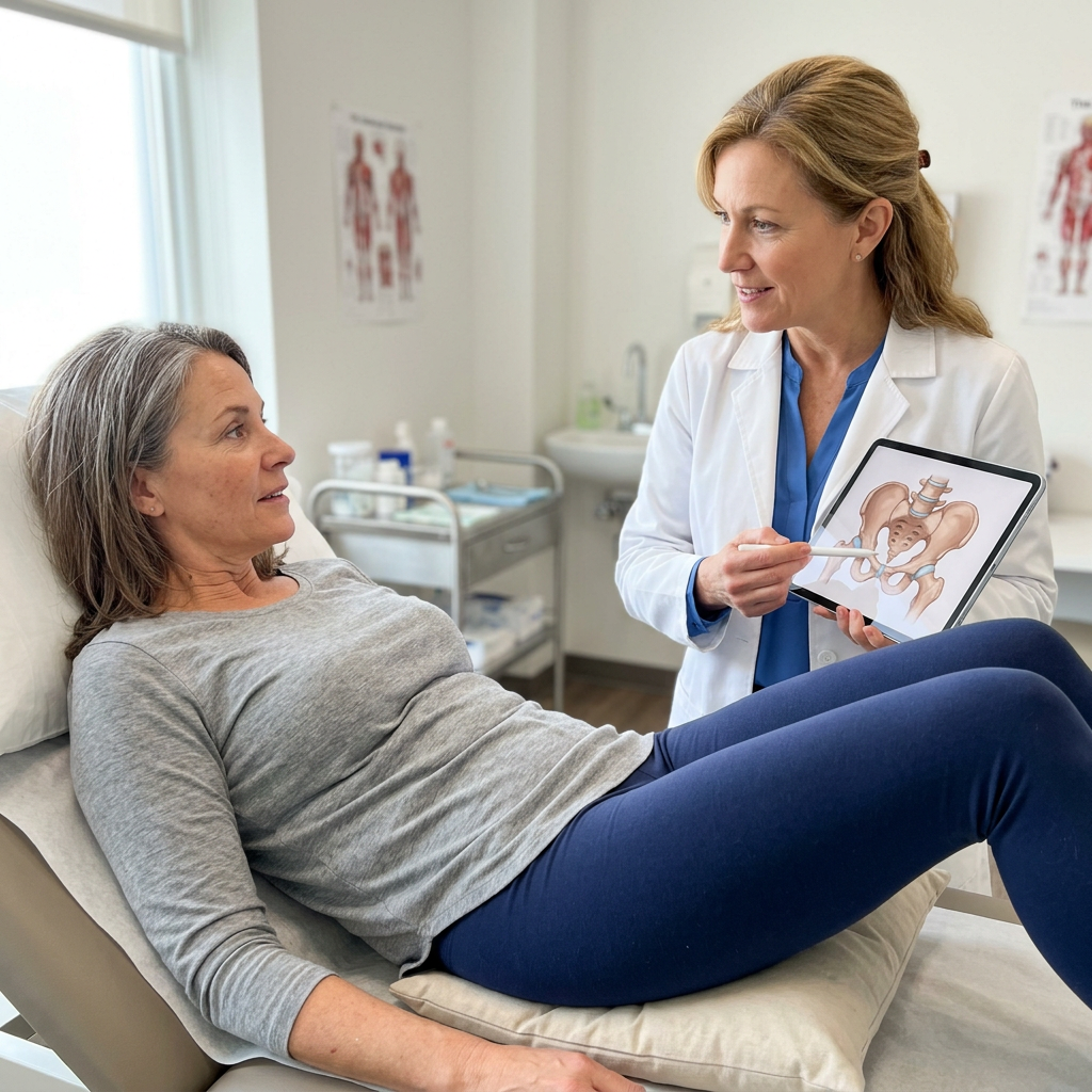 Gynecologist consultation scene - why doctors miss the angle-pain connection