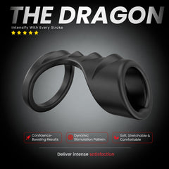 Dragon Ribbed Ring - product photo 1 - WildNightX 1