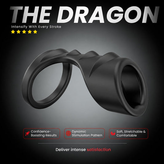 Dragon Ribbed Ring - product photo 1 - WildNightX