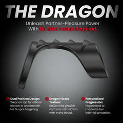 Dragon Ribbed Ring - product photo 2 - WildNightX 2