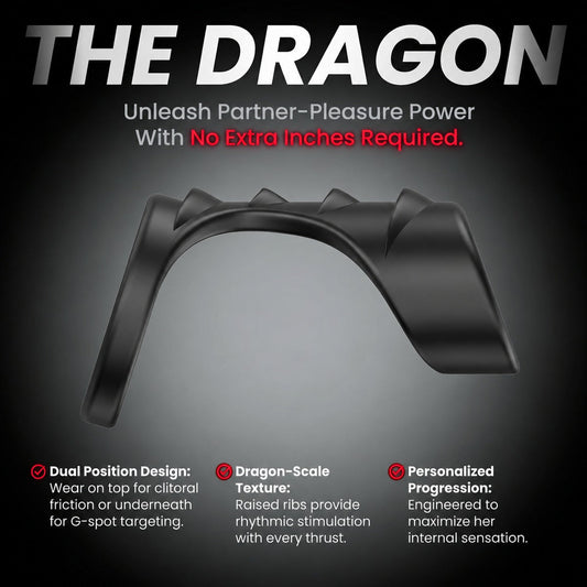 Dragon Ribbed Ring - product photo 2 - WildNightX
