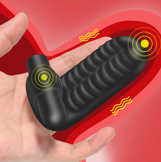 Trigger Finger Vibrator - how it works 2 - WildNightX