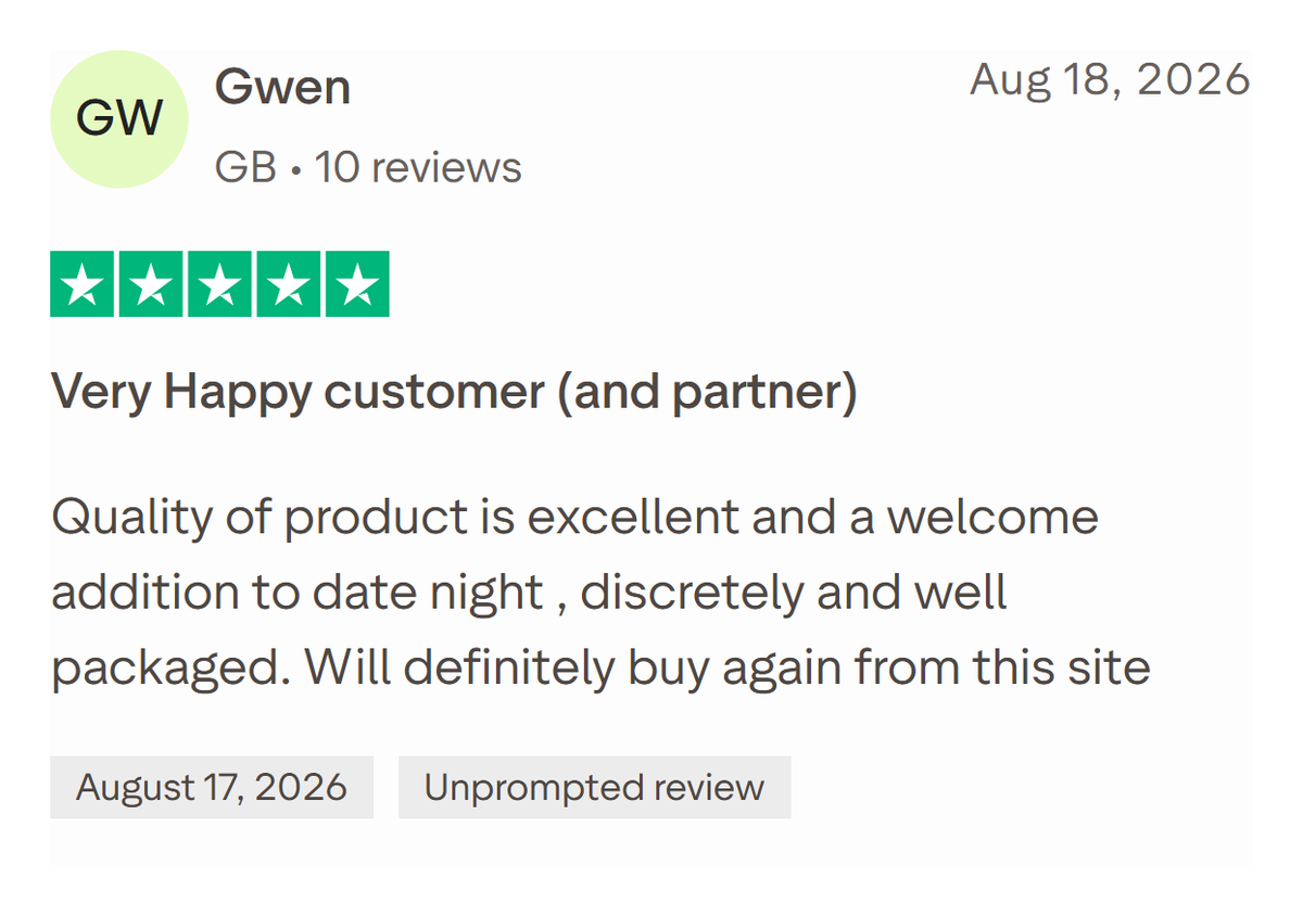 Trustpilot review of WildNightX by Gwen: Very happy customer (and partner)