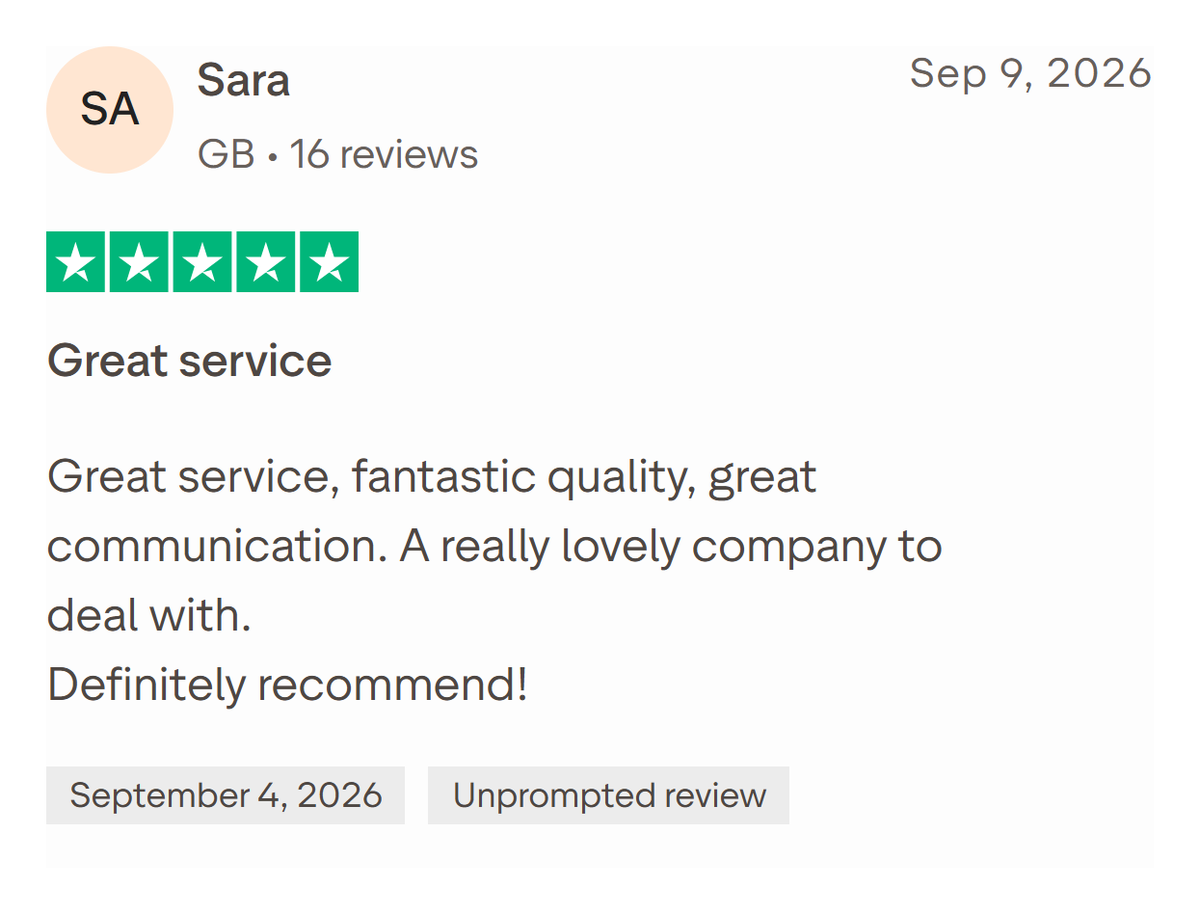 Trustpilot review of WildNightX by Sara: Great service