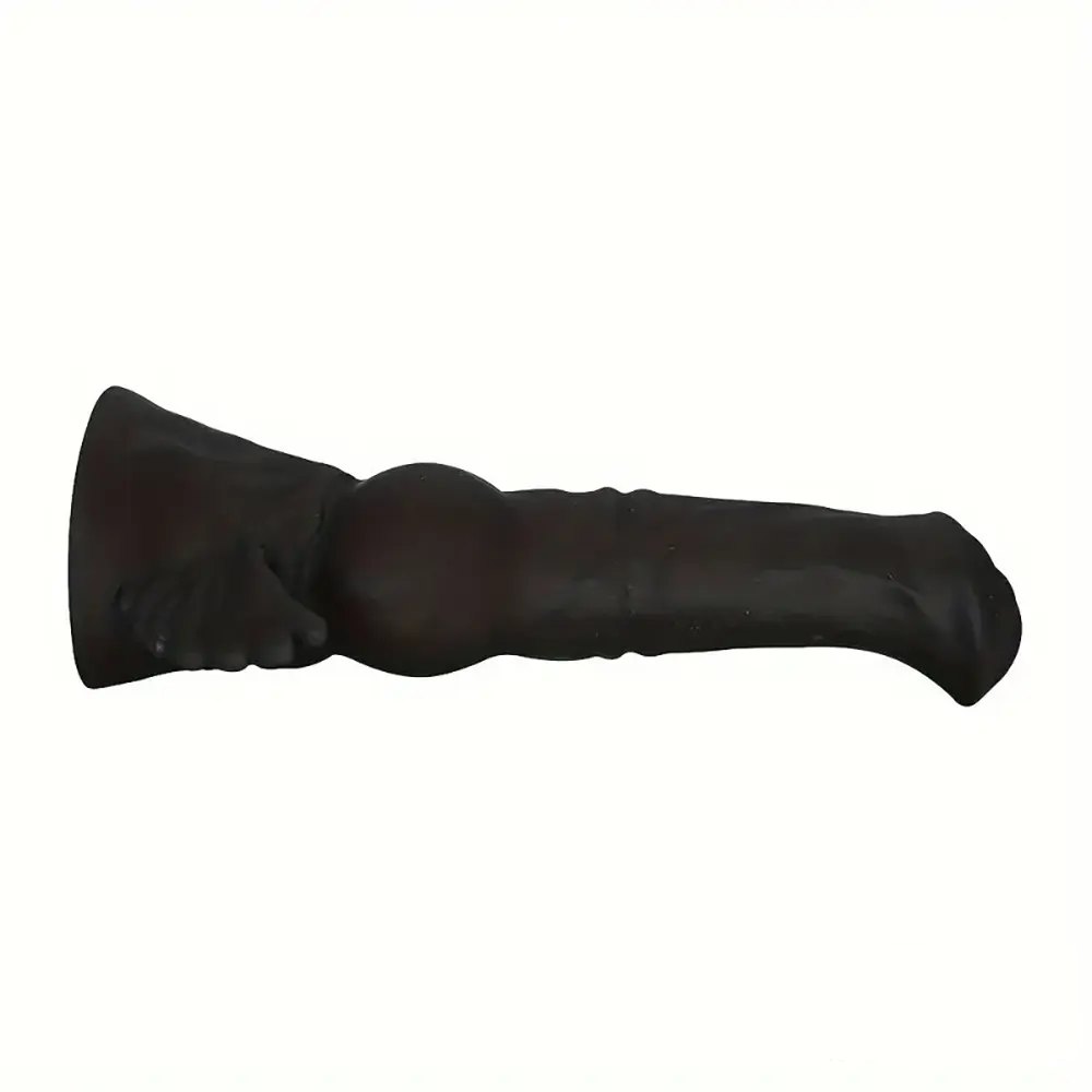 Black winged fantasy silicone dildo, photo 5