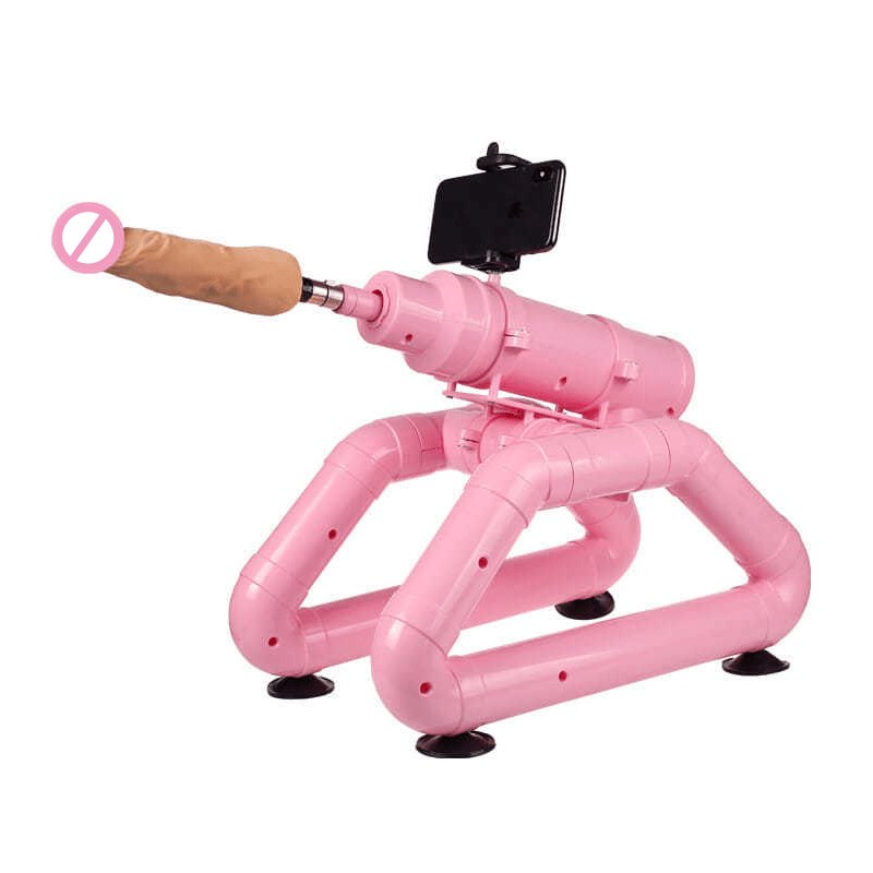Upgraded Pink telescopic sex machine