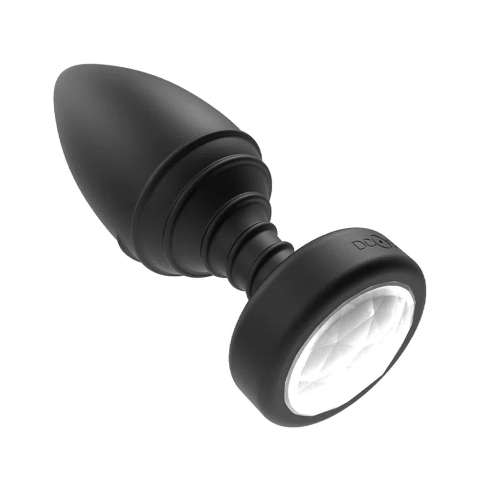 Black jeweled anal plug, photo 1